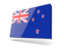 New Zealand. Thin rectangular icon. Download icon.