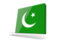 Pakistan. Thin rectangular icon. Download icon.