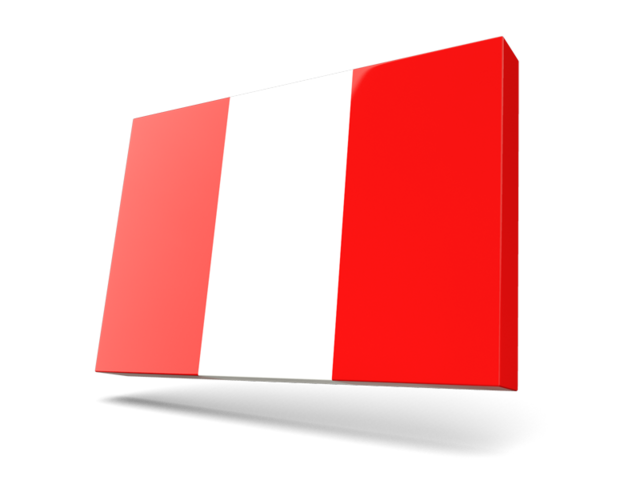 Thin rectangular icon. Download flag icon of Peru at PNG format