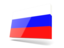 Russia. Thin rectangular icon. Download icon.