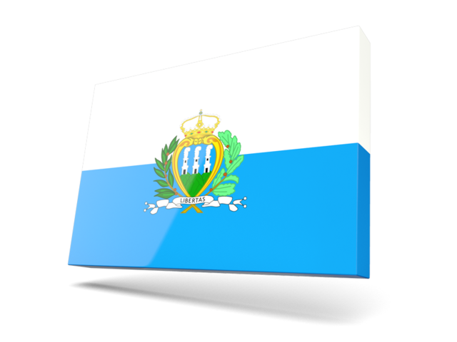 Thin rectangular icon. Download flag icon of San Marino at PNG format