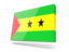 Sao Tome and Principe. Thin rectangular icon. Download icon.