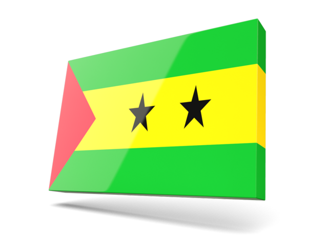 Thin rectangular icon. Download flag icon of Sao Tome and Principe at PNG format