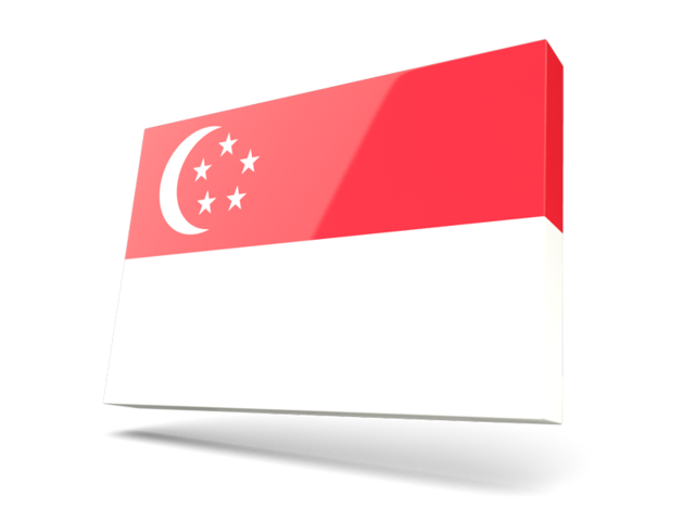 Thin rectangular icon. Download flag icon of Singapore at PNG format