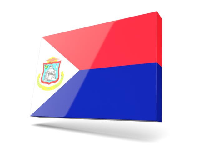 Thin rectangular icon. Download flag icon of Sint Maarten at PNG format