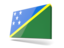 Solomon Islands. Thin rectangular icon. Download icon.