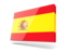 Spain. Thin rectangular icon. Download icon.