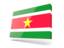 Suriname. Thin rectangular icon. Download icon.