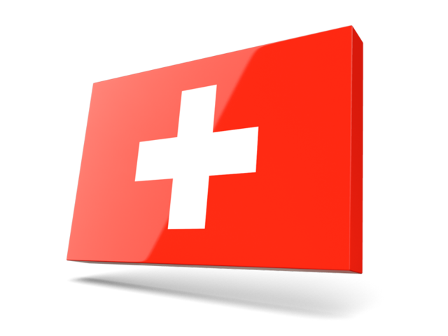 Тонкая прямоугольная иконка. Скачать флаг. Швейцария