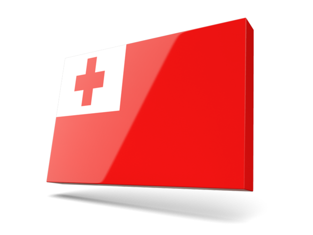 Thin rectangular icon. Download flag icon of Tonga at PNG format