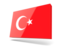 Turkey. Thin rectangular icon. Download icon.