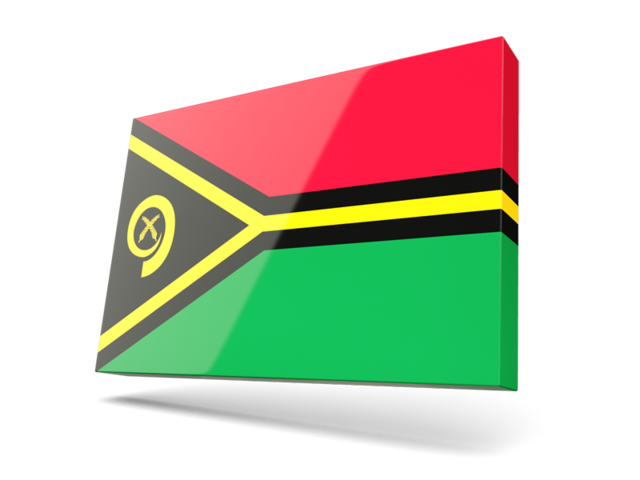 Тонкая прямоугольная иконка. Скачать флаг. Вануату