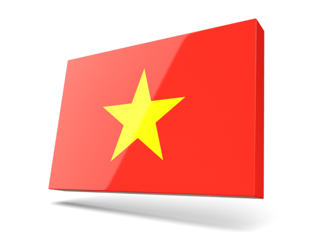 Thin rectangular icon. Download flag icon of Vietnam at PNG format