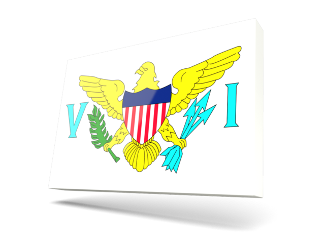 Thin rectangular icon. Download flag icon of Virgin Islands of the United States at PNG format