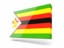 Zimbabwe. Thin rectangular icon. Download icon.