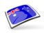 Australia. Thin square icon. Download icon.
