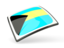 Bahamas. Thin square icon. Download icon.