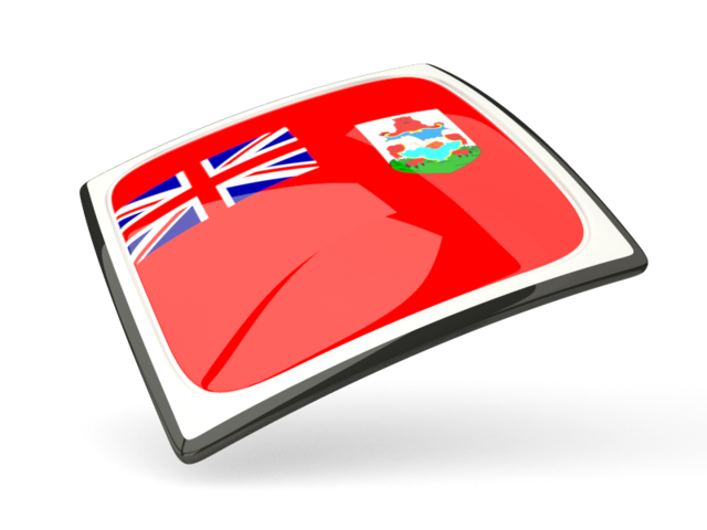 Thin square icon. Download flag icon of Bermuda at PNG format