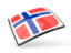 Bouvet Island. Thin square icon. Download icon.