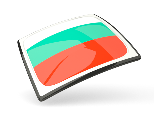 Thin square icon. Download flag icon of Bulgaria at PNG format