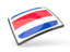 Costa Rica. Thin square icon. Download icon.