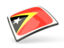 East Timor. Thin square icon. Download icon.