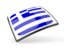 Greece. Thin square icon. Download icon.