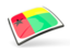 Guinea-Bissau. Thin square icon. Download icon.