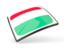 Hungary. Thin square icon. Download icon.