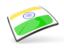 India. Thin square icon. Download icon.