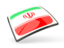 Iran. Thin square icon. Download icon.