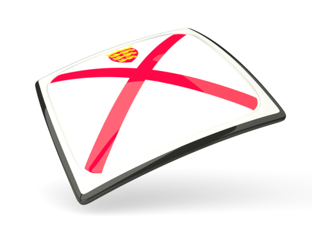 Thin square icon. Download flag icon of Jersey at PNG format