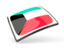 Kuwait. Thin square icon. Download icon.