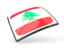 Lebanon. Thin square icon. Download icon.