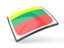 Lithuania. Thin square icon. Download icon.