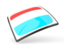 Luxembourg. Thin square icon. Download icon.