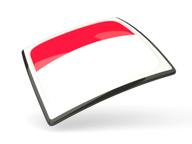 Thin square icon. Download flag icon of Monaco at PNG format