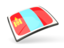 Mongolia. Thin square icon. Download icon.