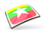 Myanmar. Thin square icon. Download icon.