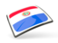 Paraguay. Thin square icon. Download icon.