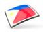 Philippines. Thin square icon. Download icon.