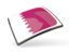 Qatar. Thin square icon. Download icon.