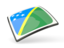 Solomon Islands. Thin square icon. Download icon.