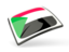 Sudan. Thin square icon. Download icon.