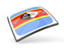 Swaziland. Thin square icon. Download icon.
