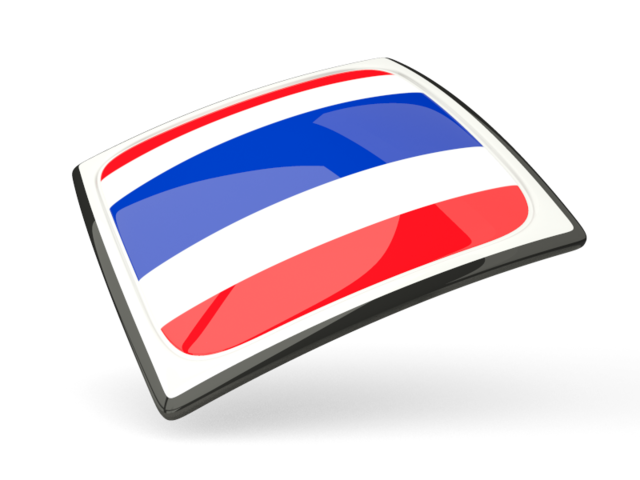 Thin square icon. Download flag icon of Thailand at PNG format