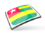 Togo. Thin square icon. Download icon.