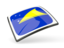 Tokelau. Thin square icon. Download icon.