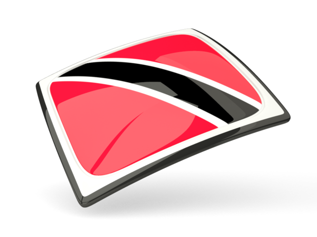 Thin square icon. Download flag icon of Trinidad and Tobago at PNG format
