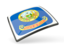Flag of state of Idaho. Thin square icon. Download icon